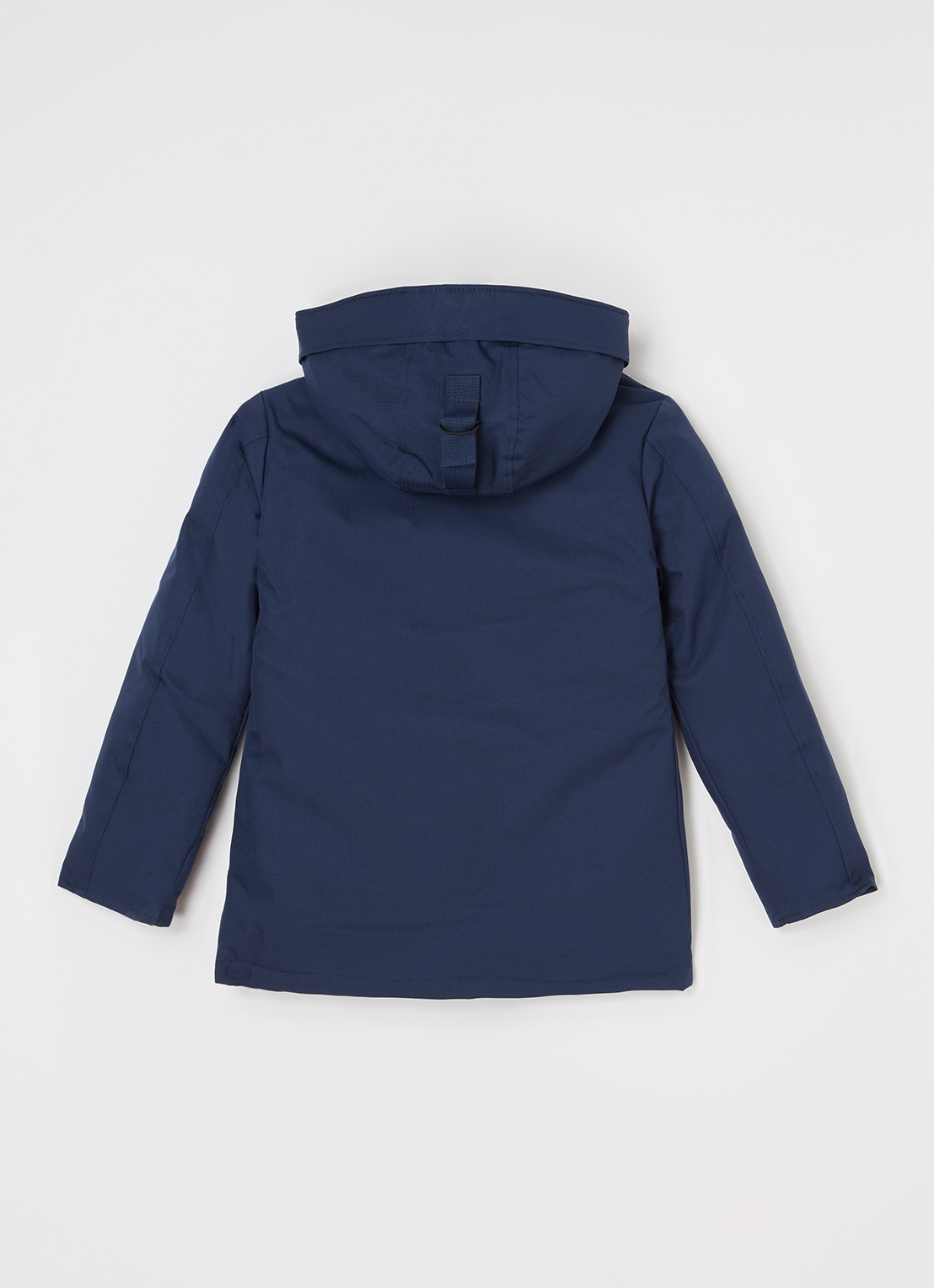 Airforce Gewatteerde parka met capuchon - achterkant blauw
