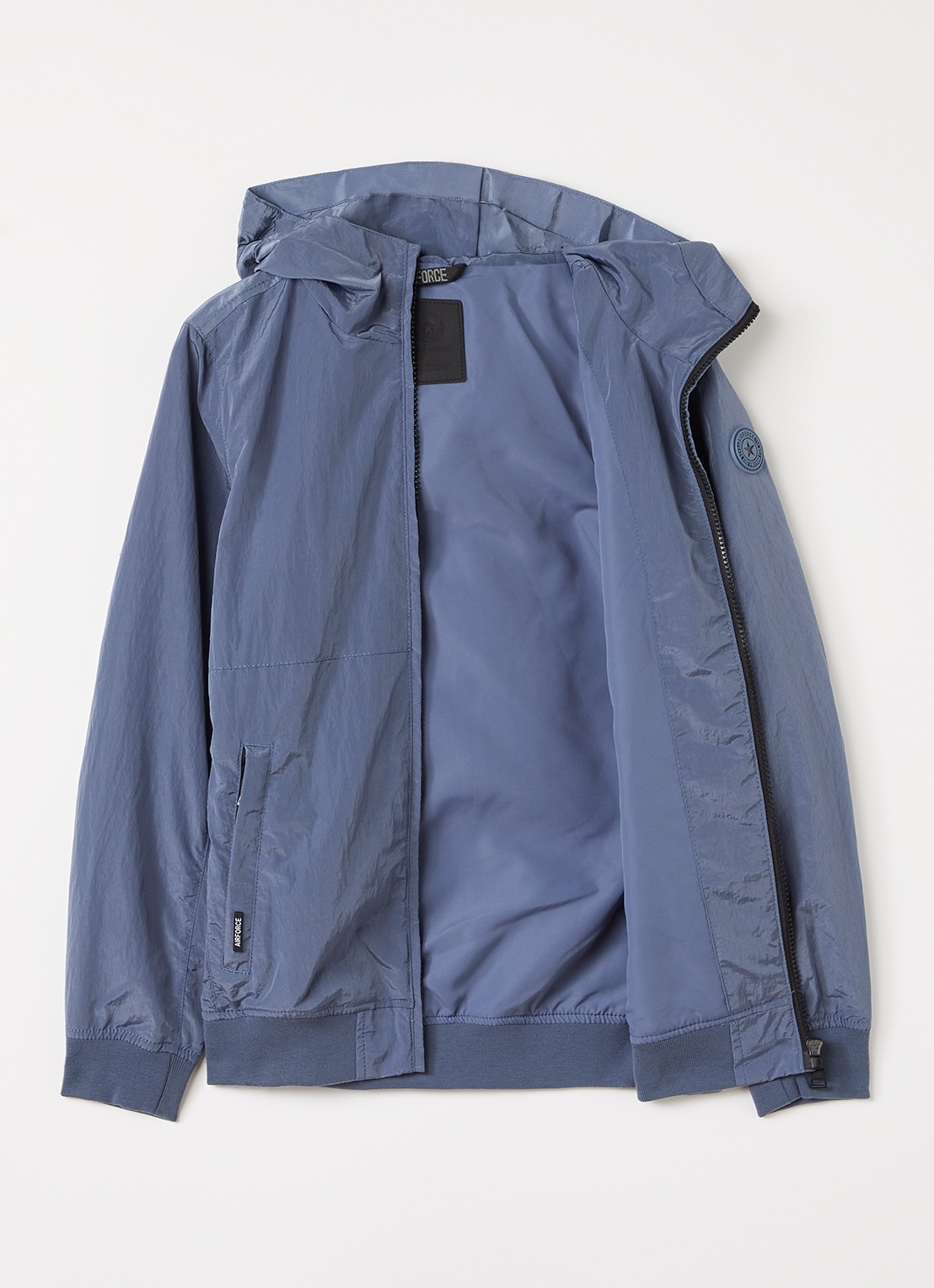 Airforce Jack met ritszakken - voorkant 2 donkerblauw