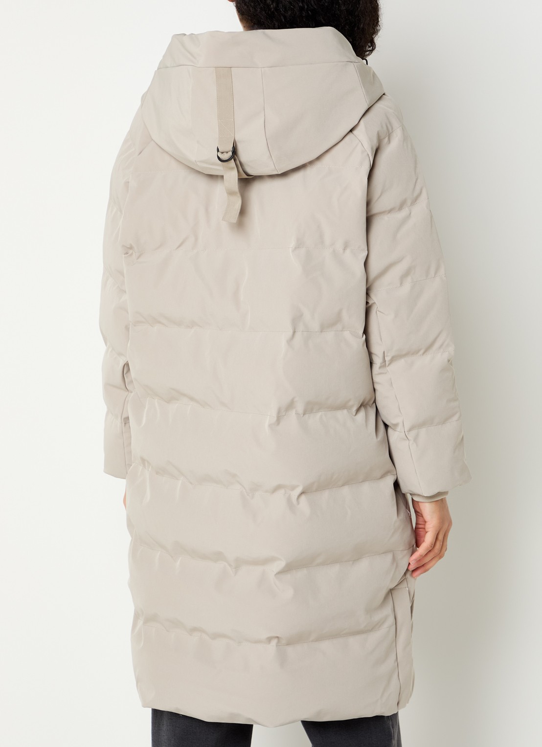 Airforce Janet gewatteerde parka van  polyester    - achterkant beige