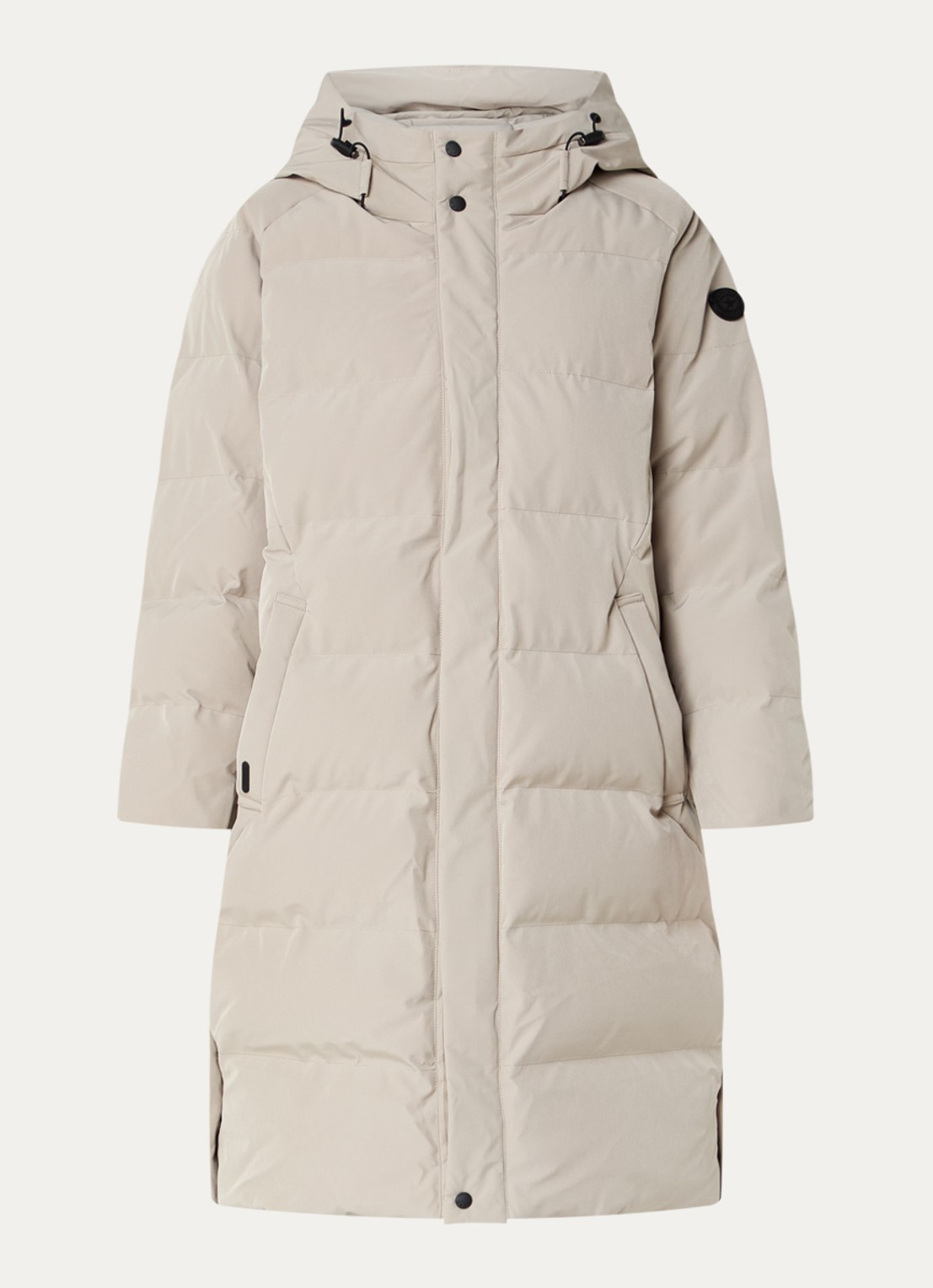 Airforce Janet gewatteerde parka van  polyester    - voorkant 2 beige