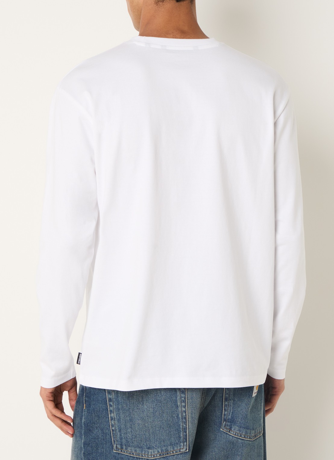Airforce Longsleeve met logo - achterkant 3 wit