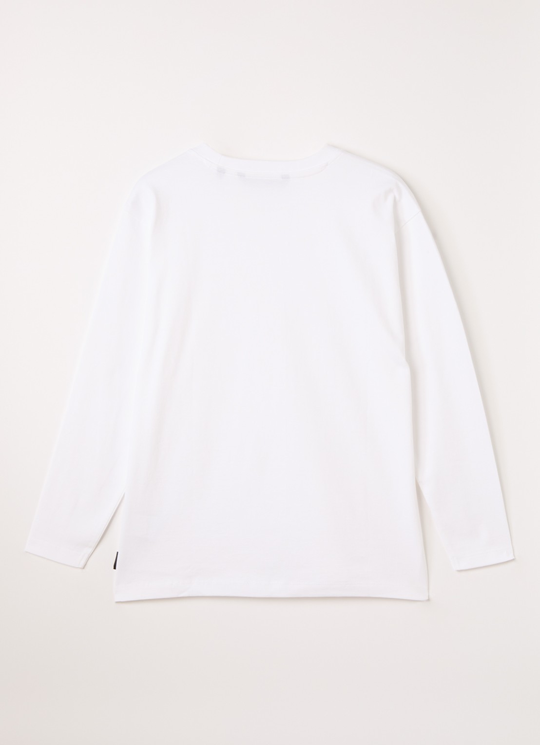 Airforce Longsleeve met logo - voorkant 2 wit
