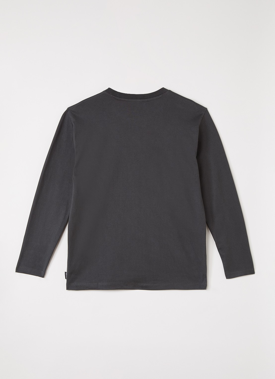 Airforce Longsleeve met logo - voorkant 2 antraciet
