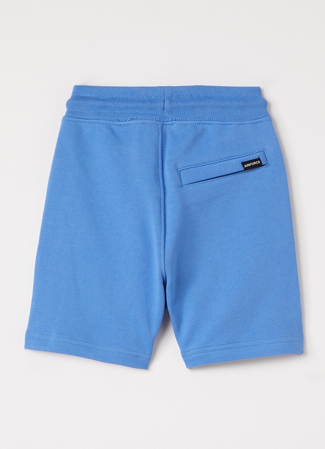 Airforce Loose fit korte joggingbroek - voorkant 4 blauw