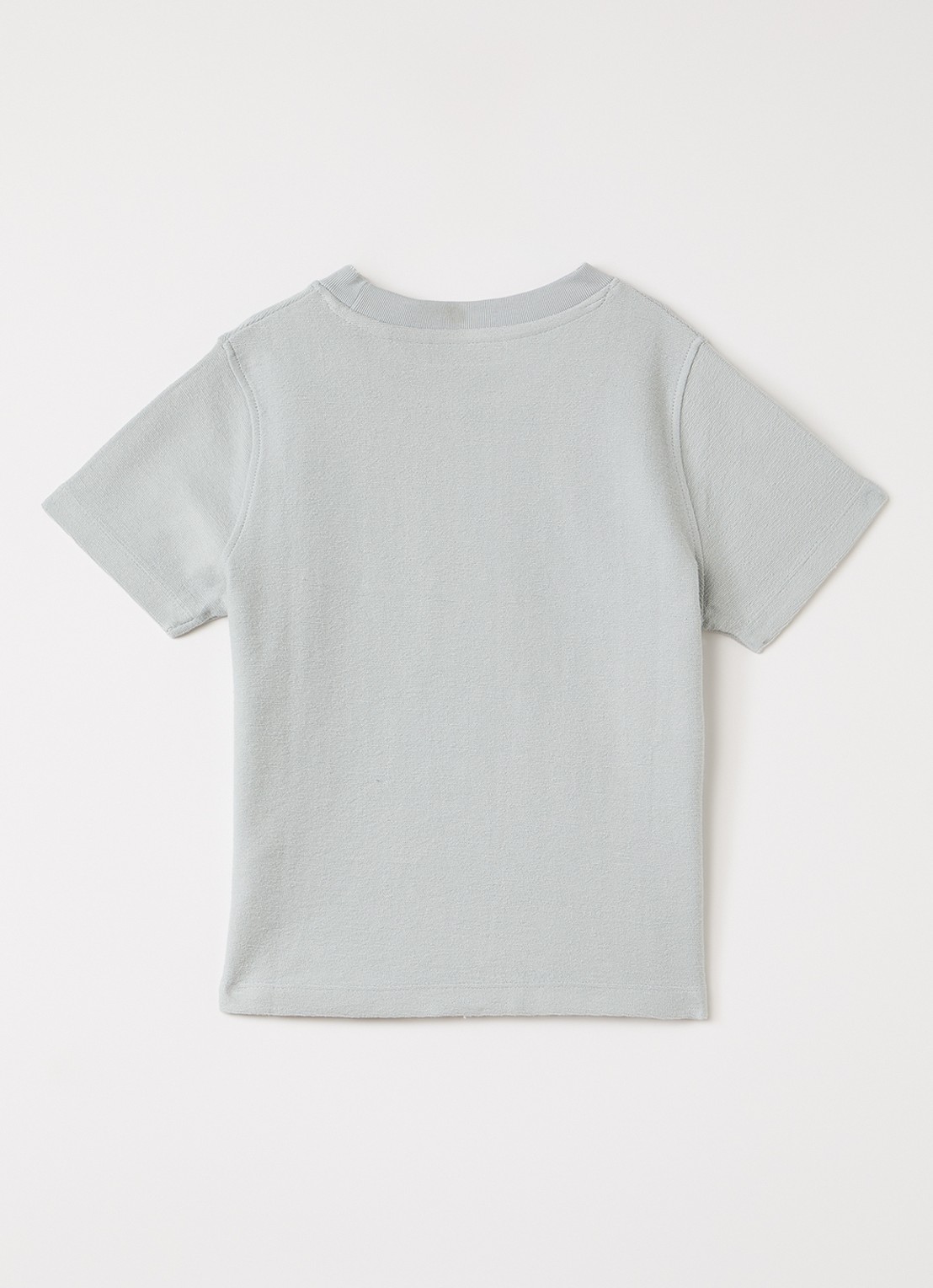 Airforce Milo T-shirt met logo - voorkant 2 lichtgrijs