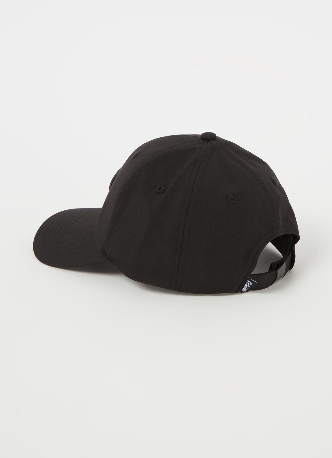 Airforce Pet met logo  - detail 2 zwart