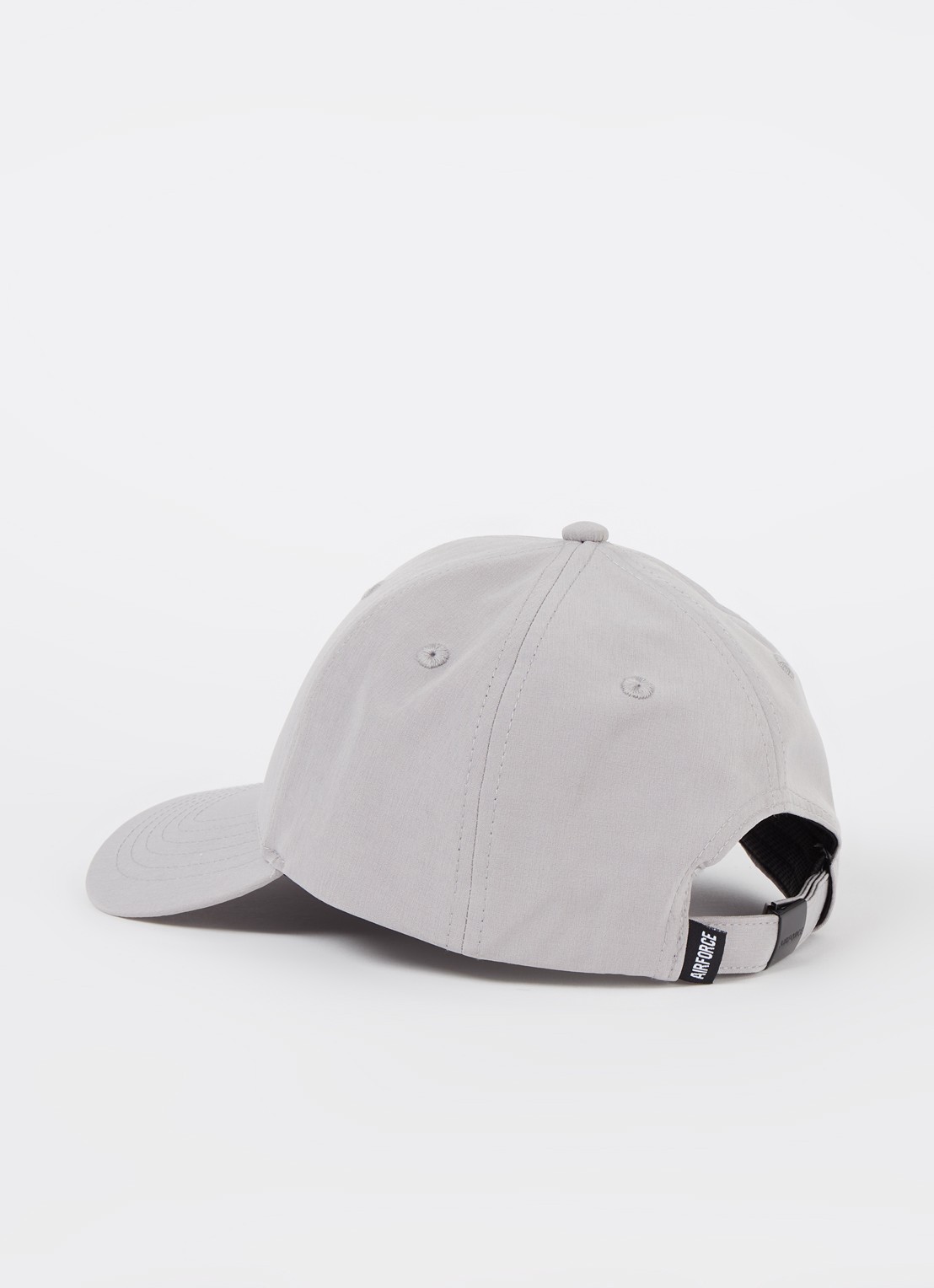 Airforce Pet met logo  - detail lichtgrijs