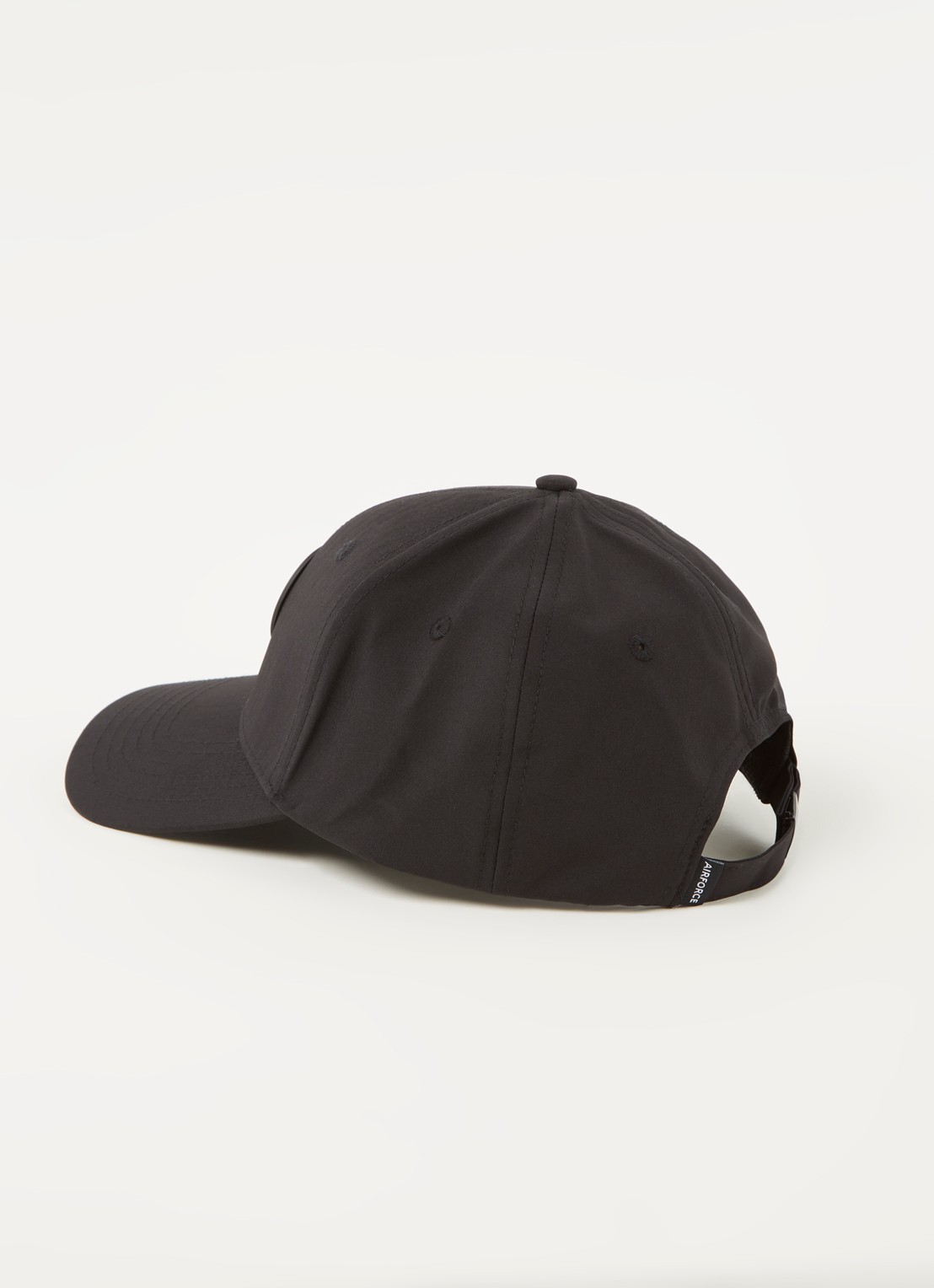 Airforce Pet met logo - detail zwart