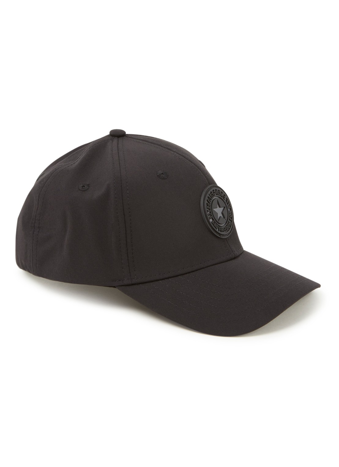 Airforce Pet met logo - voorkant 2 zwart