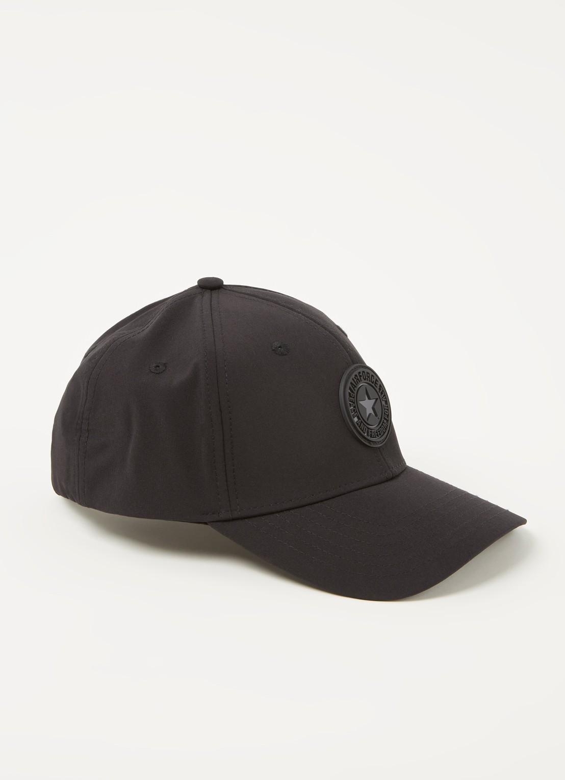 Airforce Pet met logo - voorkant 3 zwart