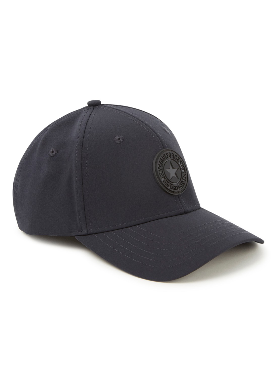 Airforce Pet met logo - voorkant donkerblauw