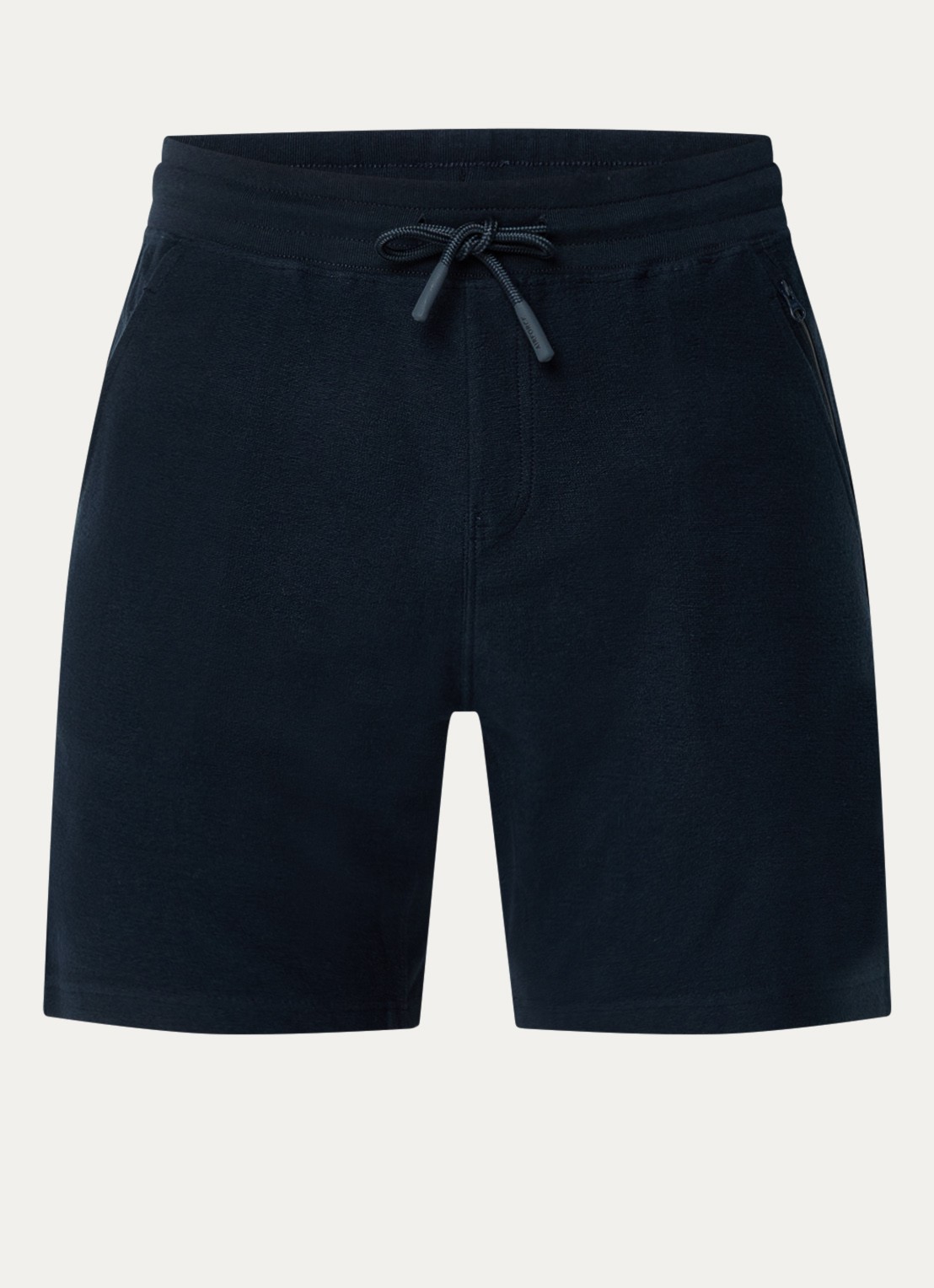 Airforce Regular fit korte joggingbroek van  katoen - voorkant donkerblauw
