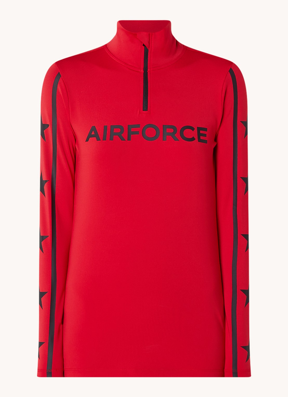 Airforce Squaw Vally skipully met logoprint - voorkant rood