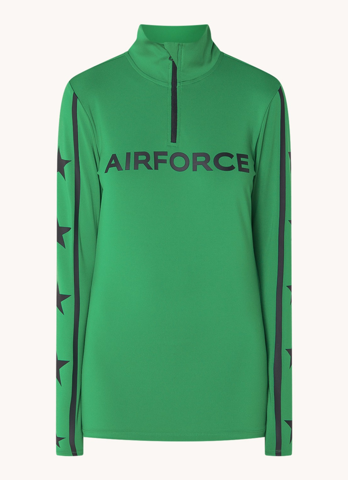 Airforce Squaw Vally skipully met logoprint - voorkant groen