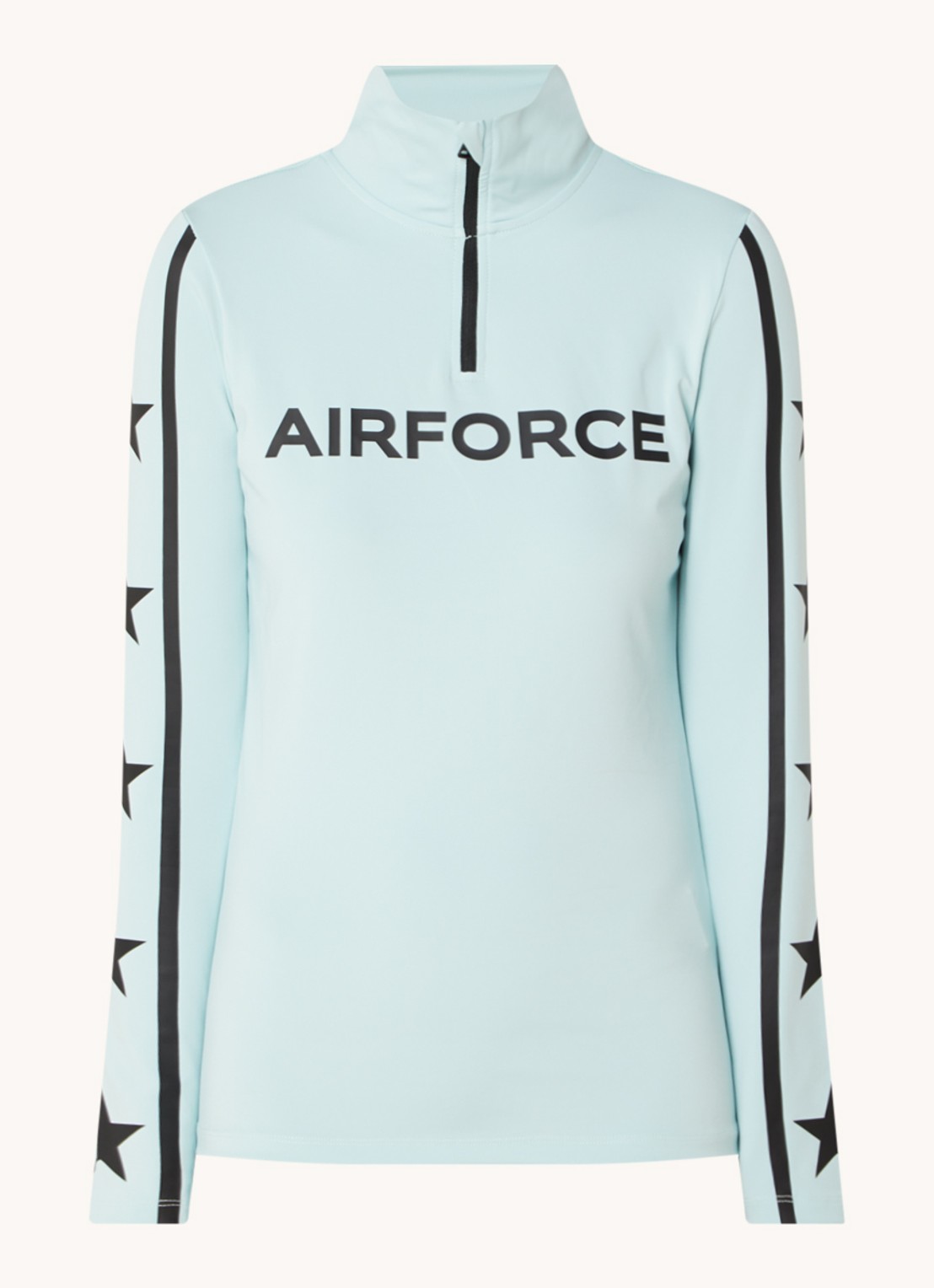 Airforce Squaw Vally skipully met logoprint - voorkant blauw