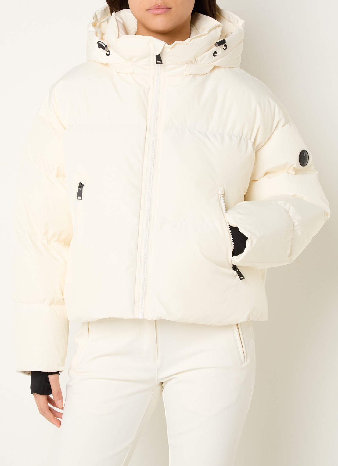 Airforce Sun Peaks ski-jas met afneembare capuchon en ritszakken - detail 2 ivoor