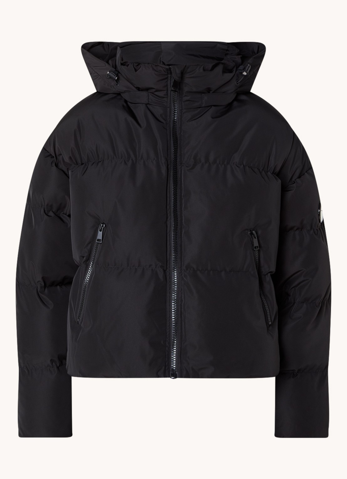 Airforce Sun Peaks ski-jas met afneembare capuchon en ritszakken - voorkant 5 zwart