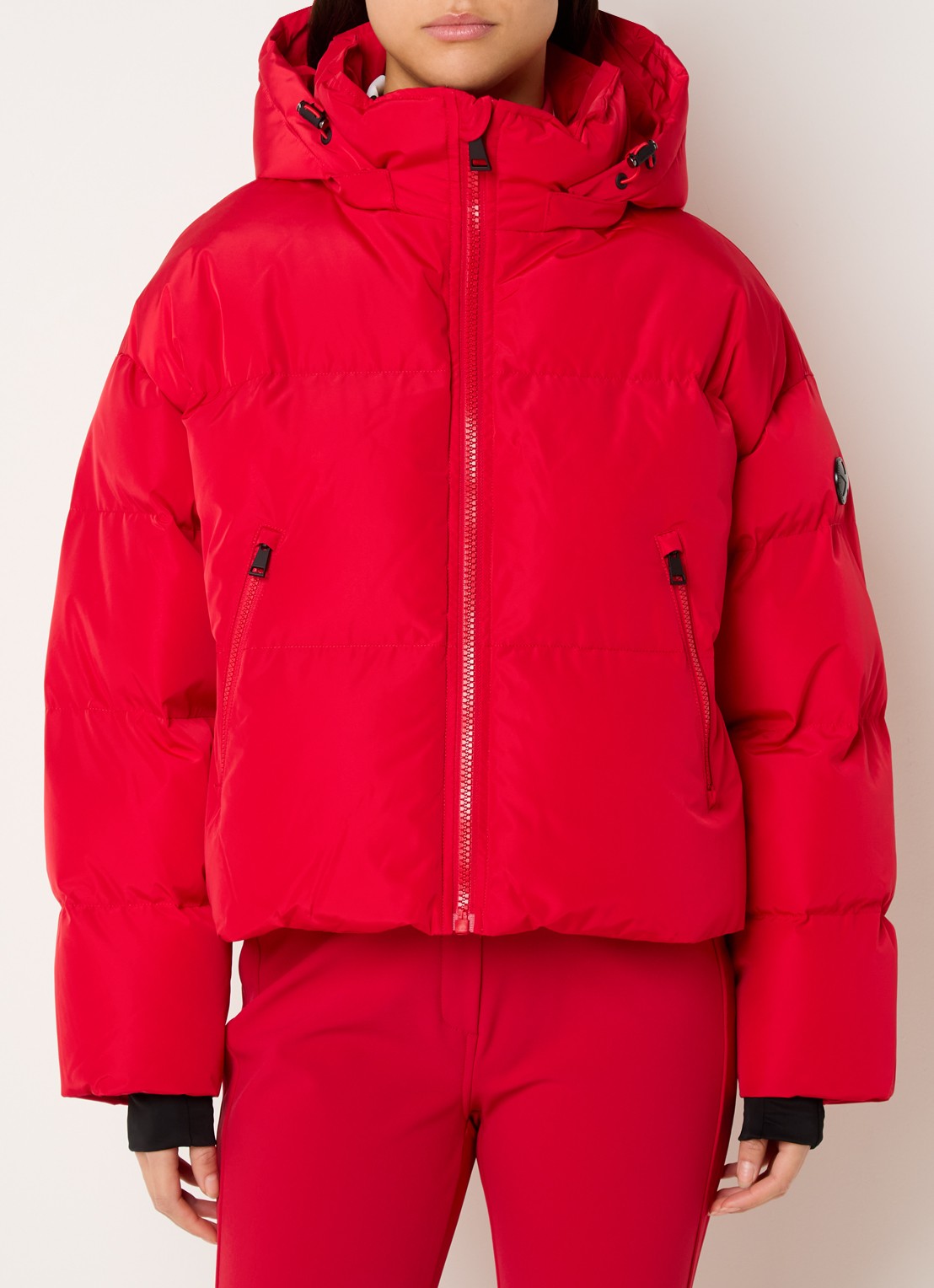 Airforce Sun Peaks ski-jas met afneembare capuchon en ritszakken - detail 2 rood