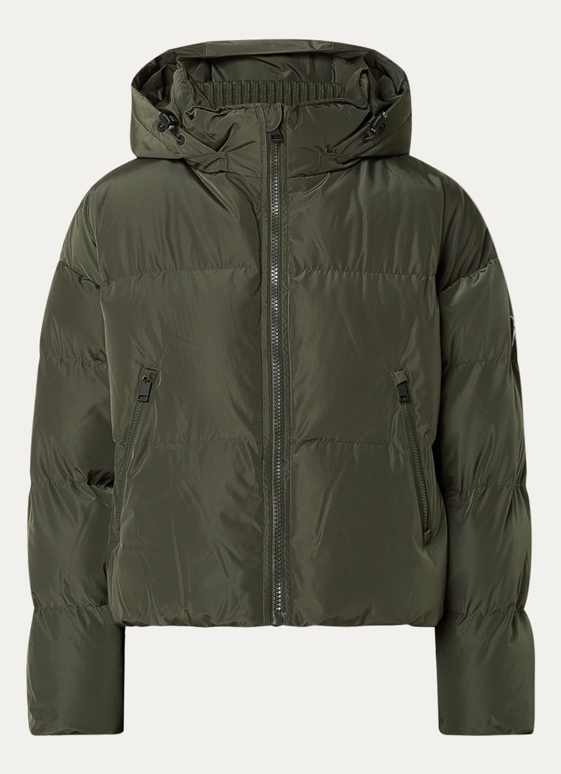 Airforce Sun Peaks ski-jas met afneembare capuchon en ritszakken - voorkant 5 bronsgroen