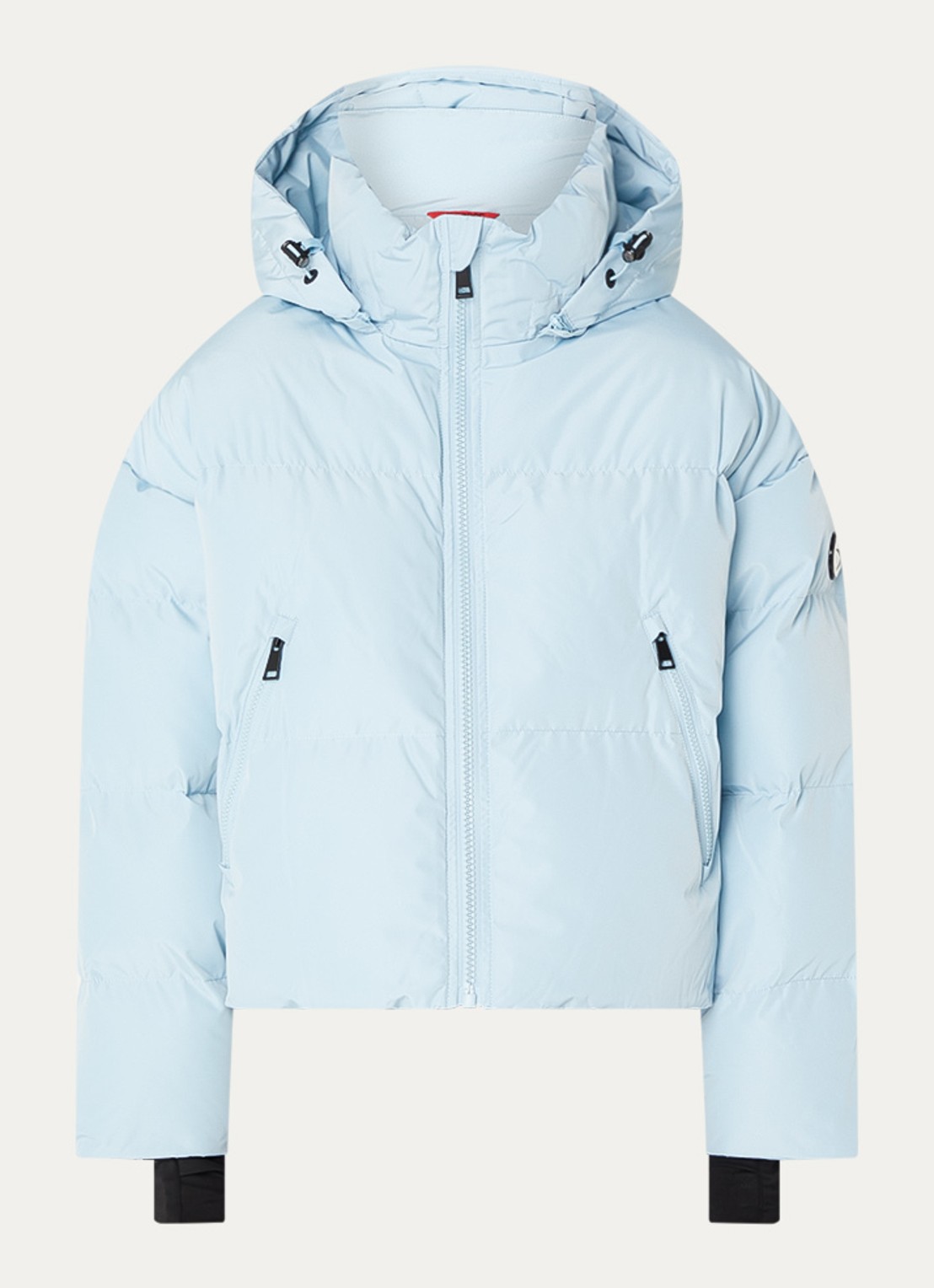 Airforce Sun Peaks ski-jas met afneembare capuchon en ritszakken - voorkant 5 lichtblauw