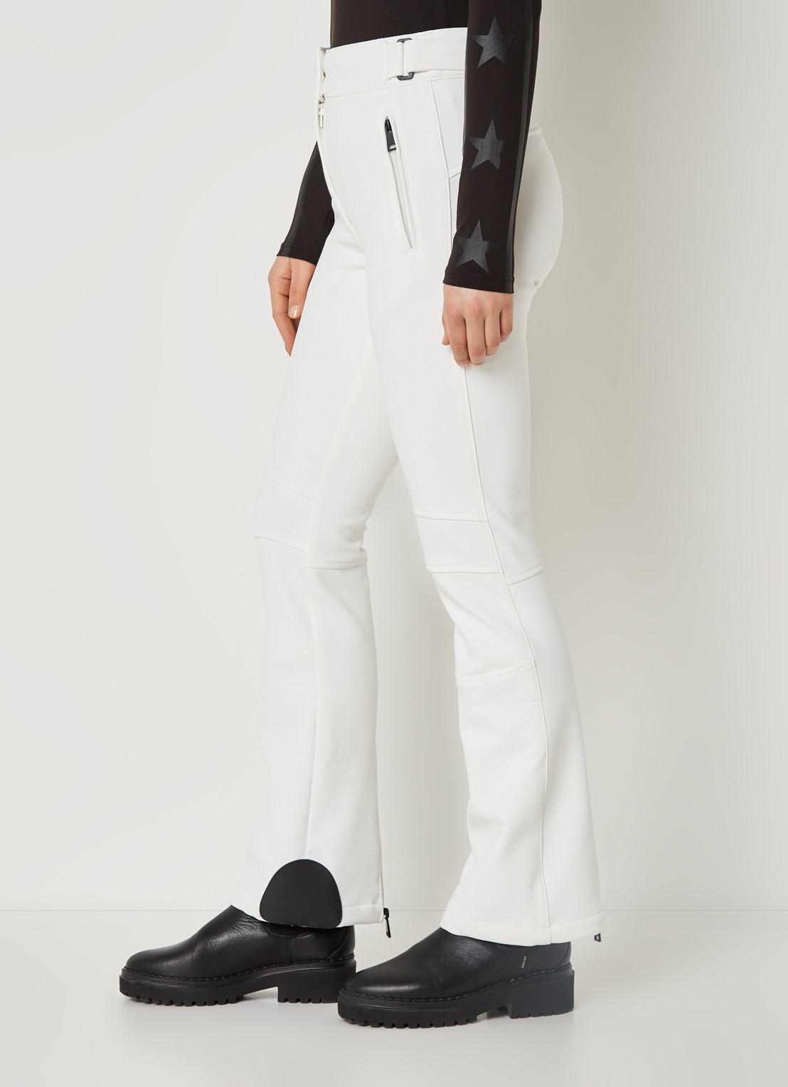 Airforce Sundance Mountain high waist flared skibroek met ritszakken - detail 5 wit