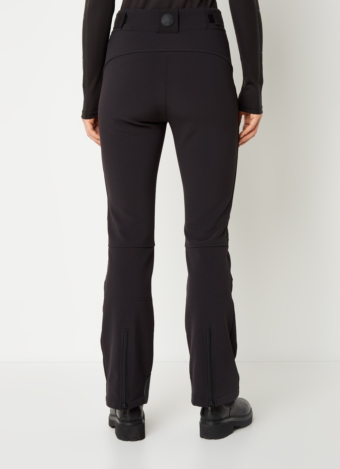 Airforce Sundance Mountain high waist flared skibroek met ritszakken - achterkant 3 zwart