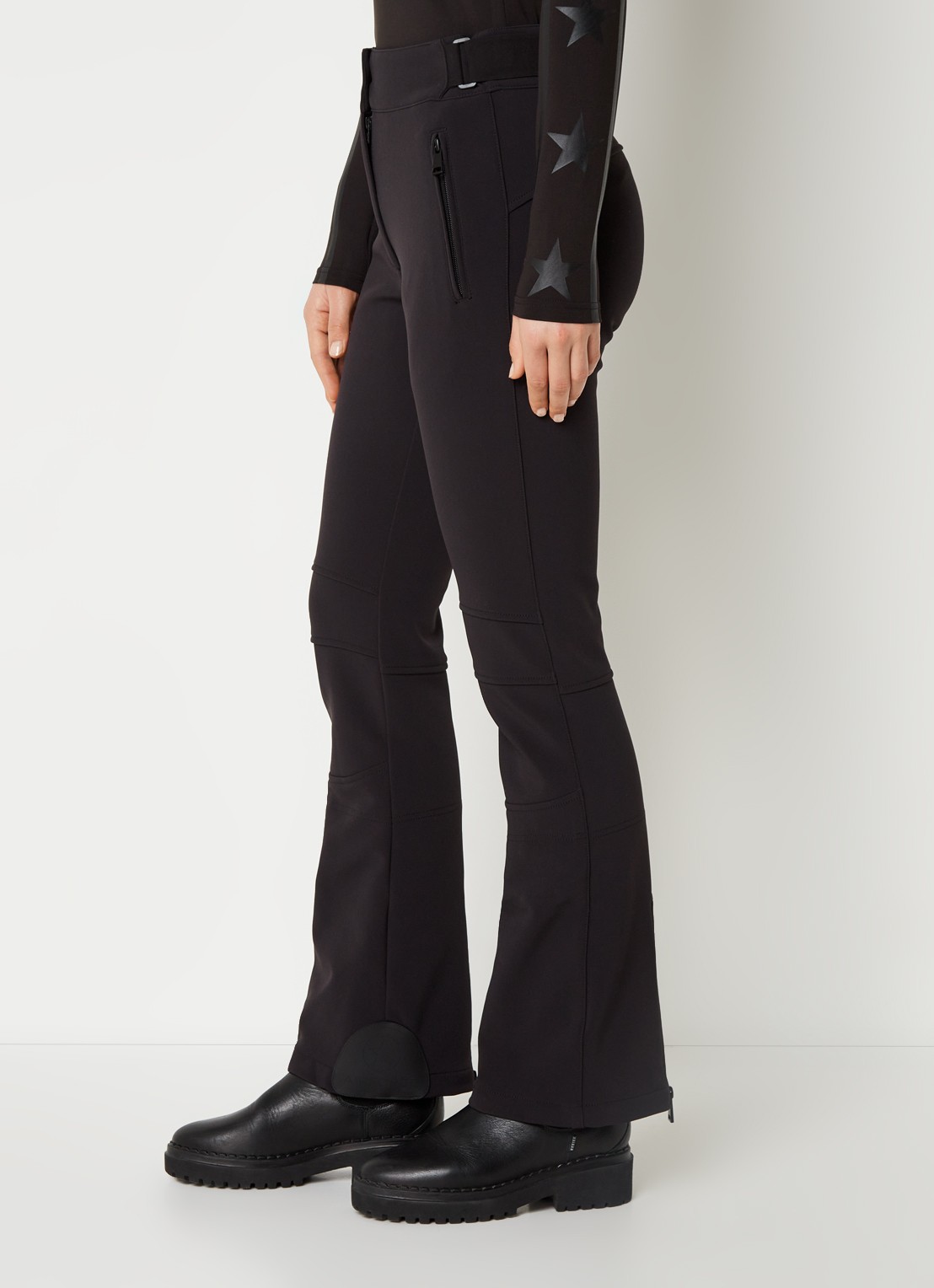 Airforce Sundance Mountain high waist flared skibroek met ritszakken - detail 5 zwart