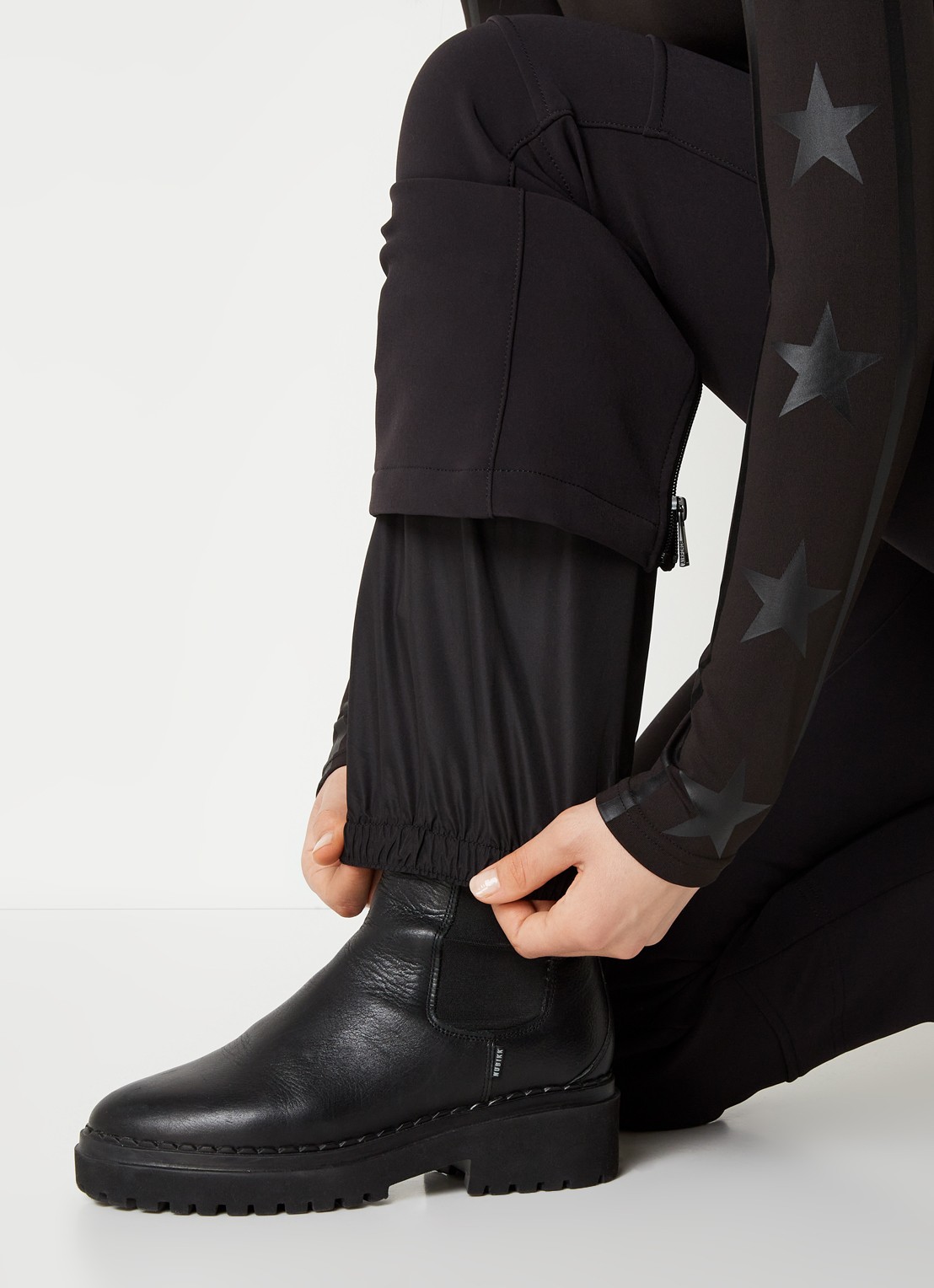 Airforce Sundance Mountain high waist flared skibroek met ritszakken - detail 6 zwart