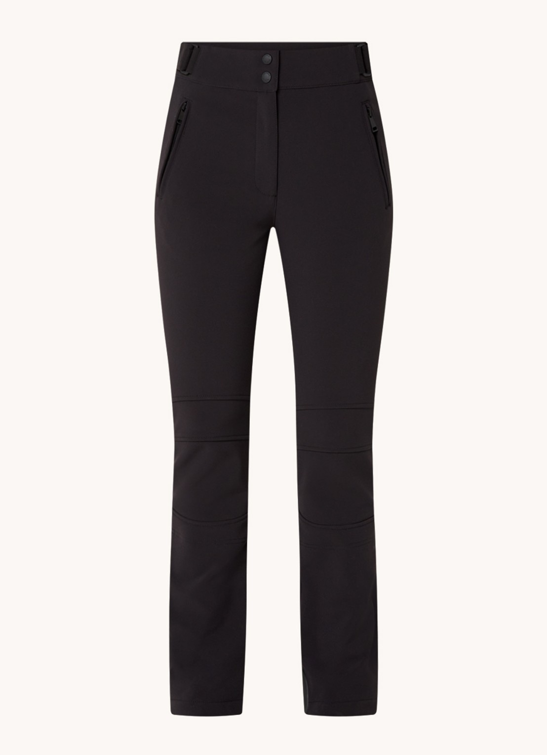 Airforce Sundance Mountain high waist flared skibroek met ritszakken - voorkant zwart