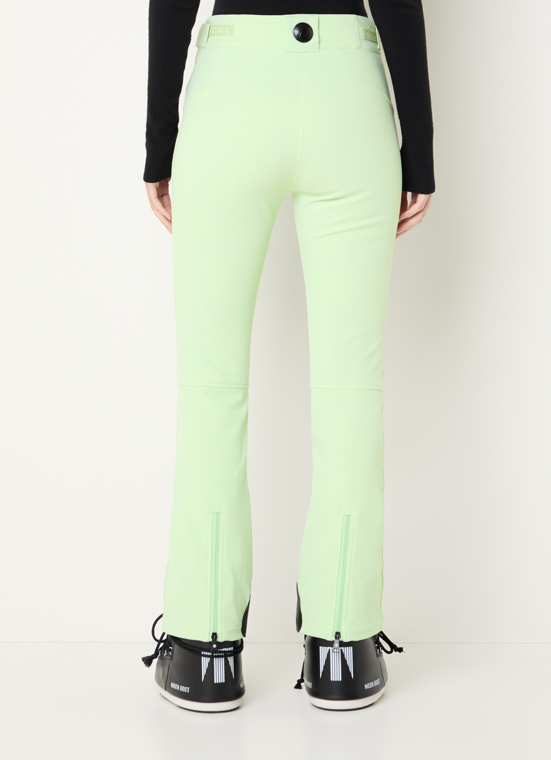 Airforce Sundance Mountain high waist flared skibroek met ritszakken - achterkant lindegroen