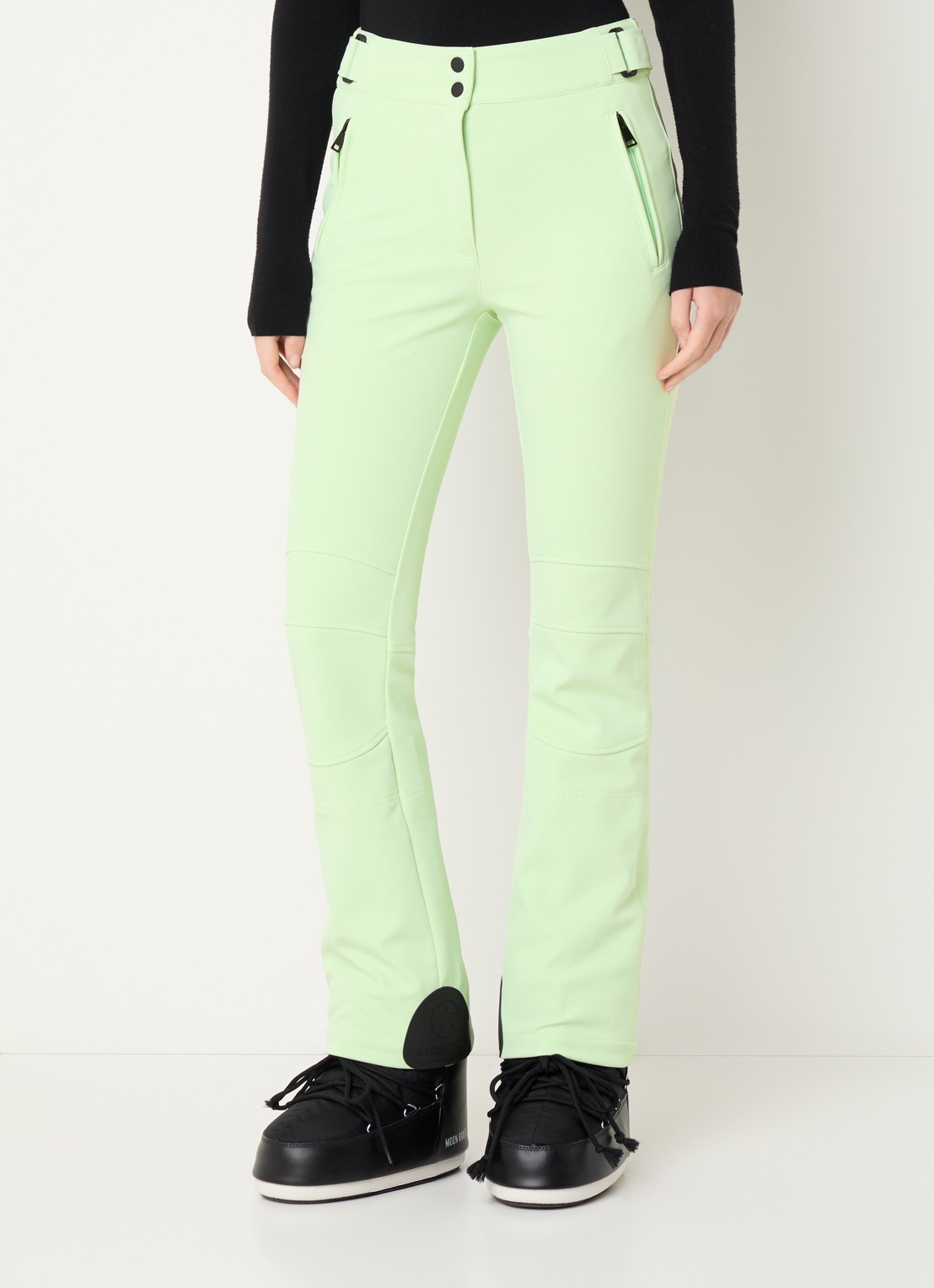 Airforce Sundance Mountain high waist flared skibroek met ritszakken - detail 2 lindegroen
