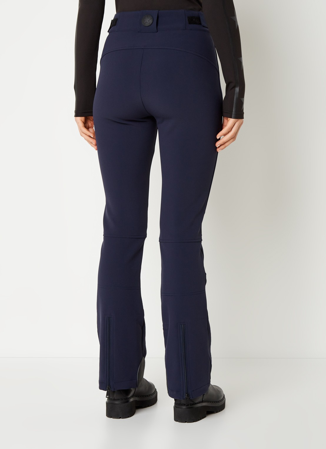 Airforce Sundance Mountain high waist flared skibroek met ritszakken - achterkant indigo