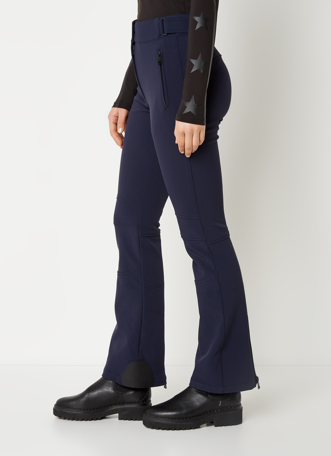 Airforce Sundance Mountain high waist flared skibroek met ritszakken - detail 3 indigo