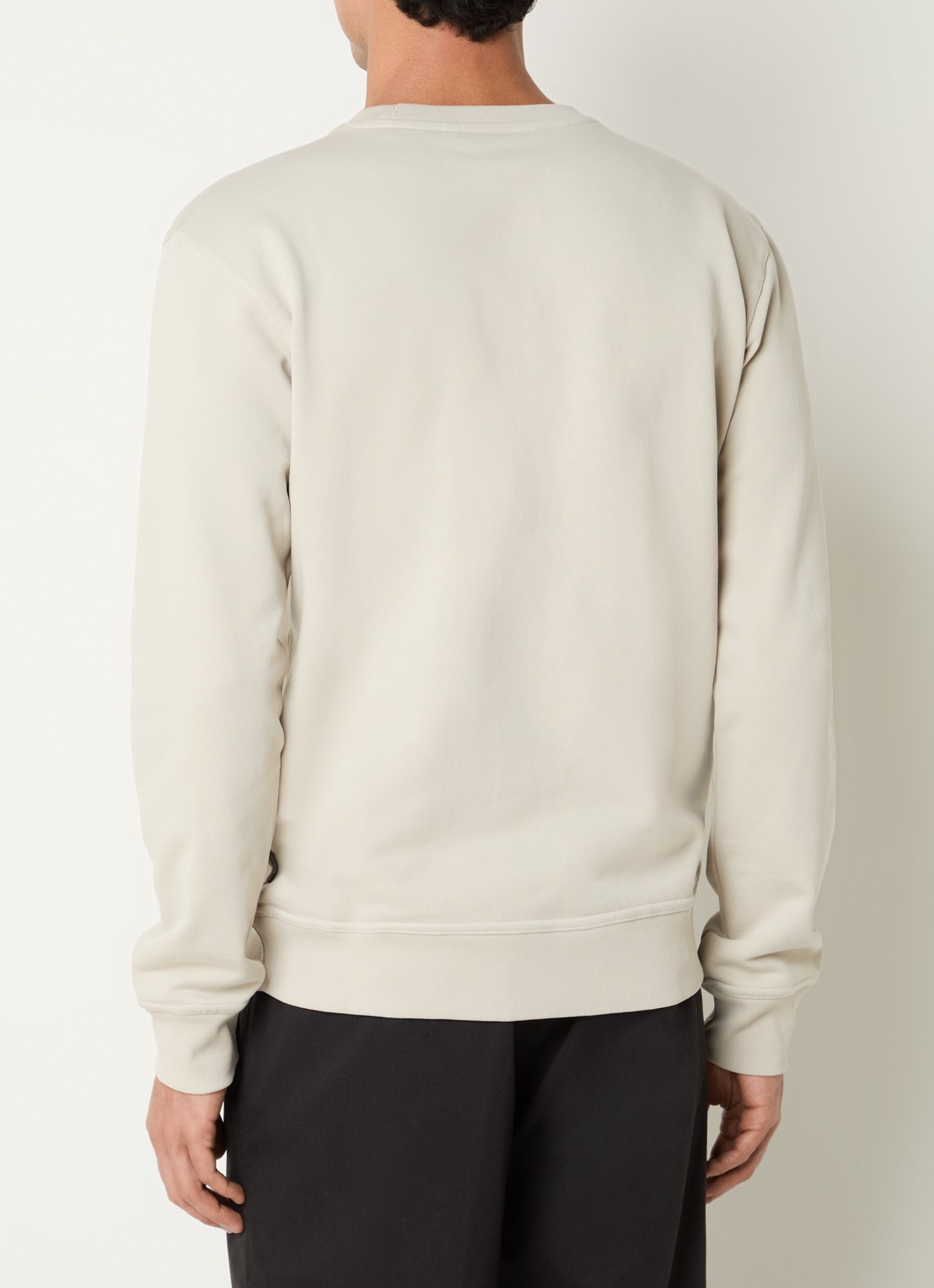 Airforce Sweater met logo - achterkant 3 beige