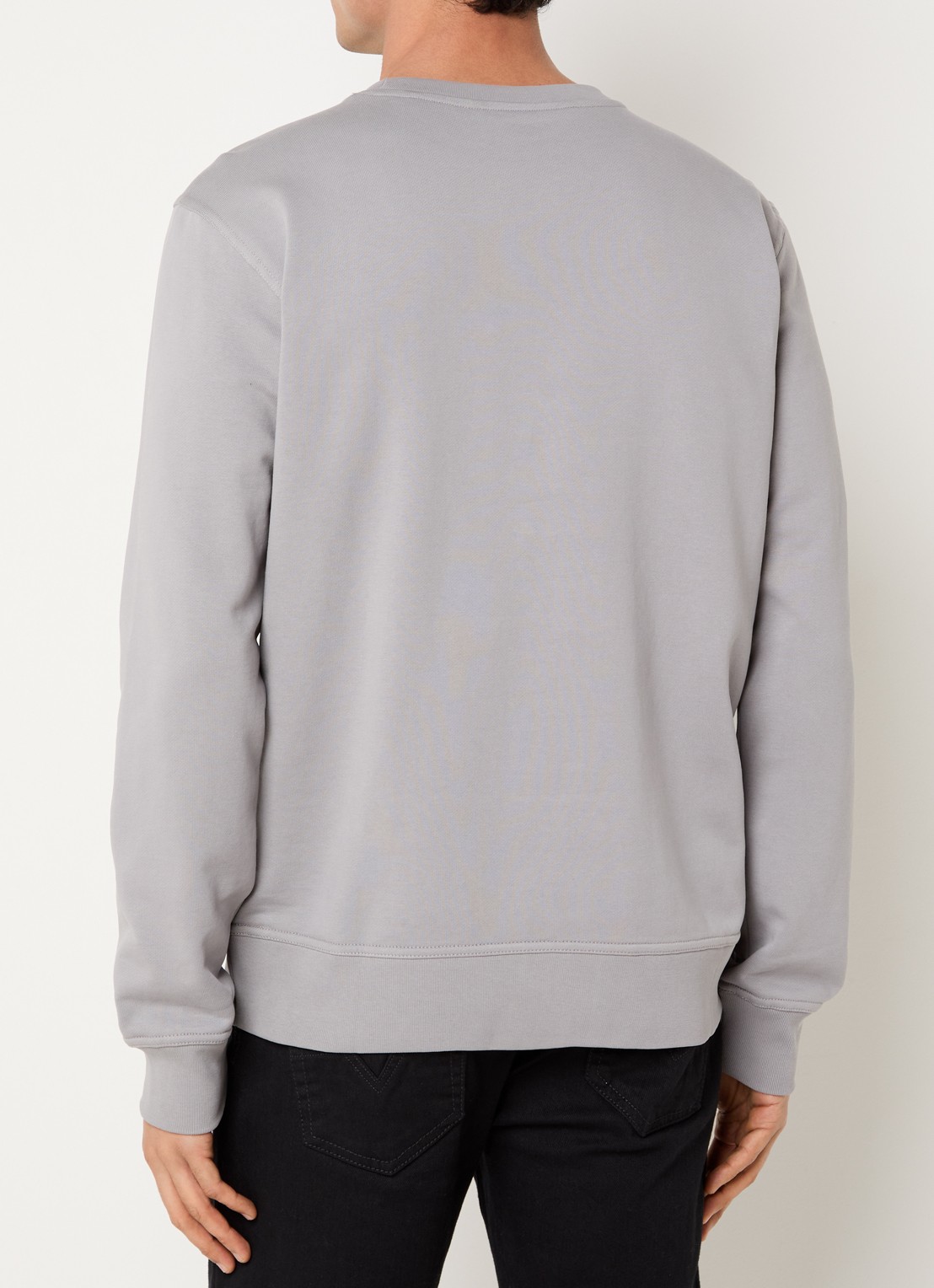 Airforce Sweater van  katoen met logo - achterkant 3 grijs