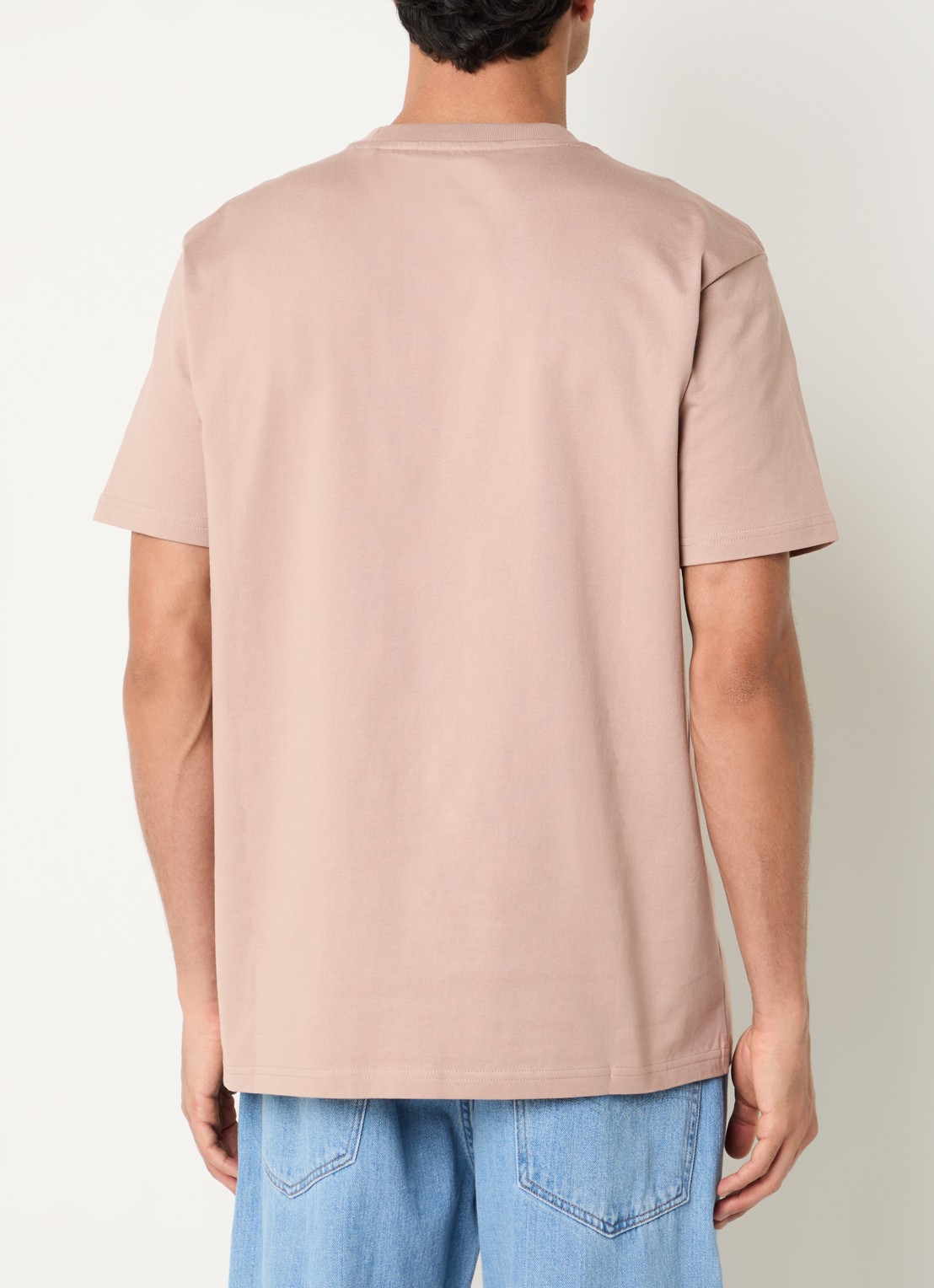 Airforce T-shirt met logo - achterkant 3 lichtbruin