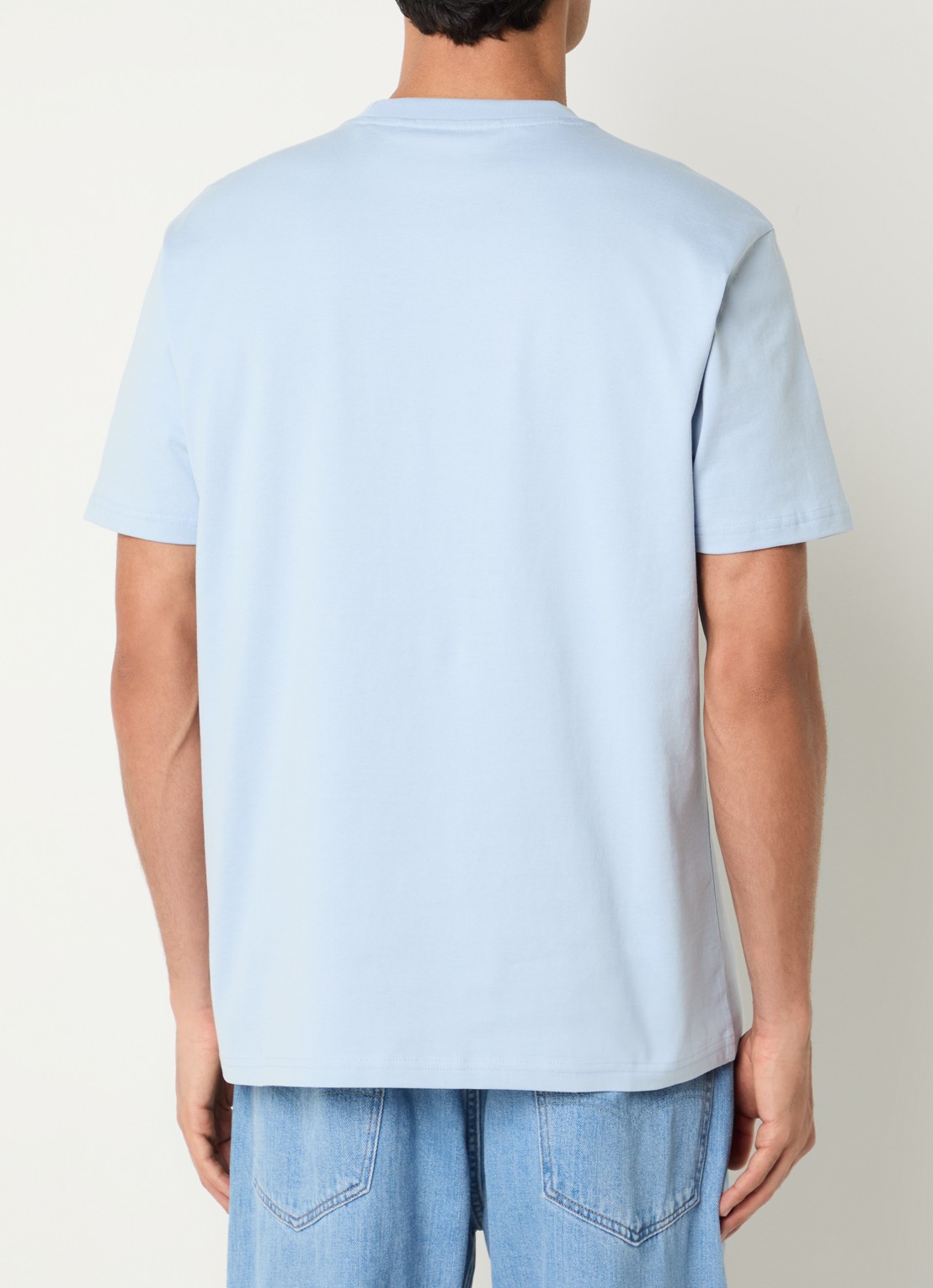 Airforce T-shirt met logo - achterkant 2 lichtblauw