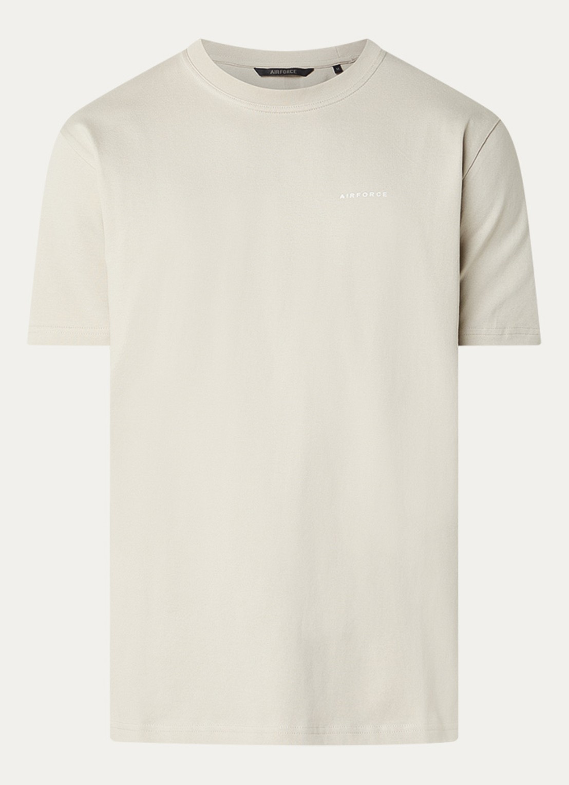 Airforce T-shirt met logo - voorkant 2 khaki