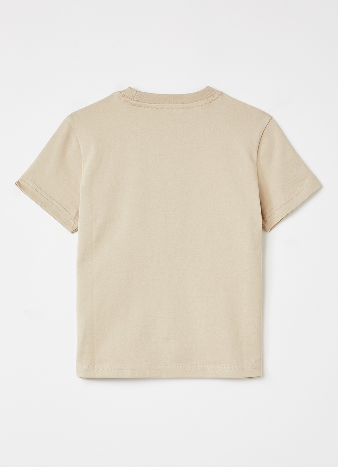 Airforce T-shirt met logo - voorkant 2 beige