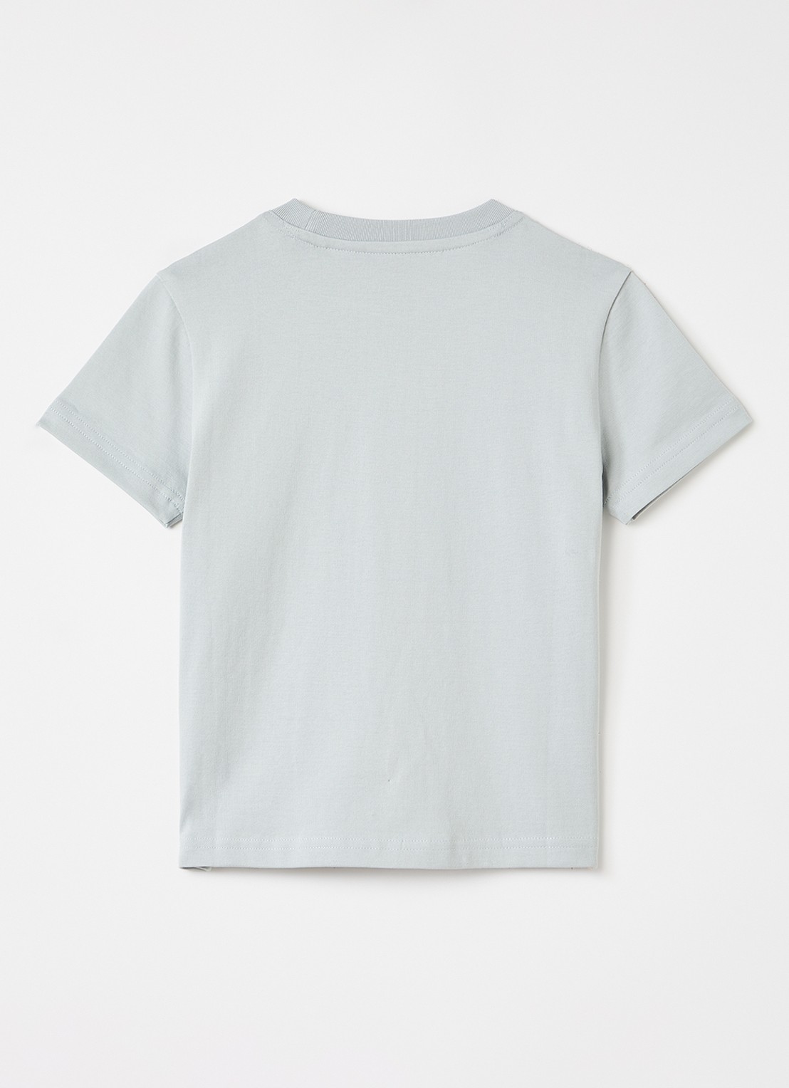 Airforce T-shirt met logo - voorkant 2 lichtgrijs