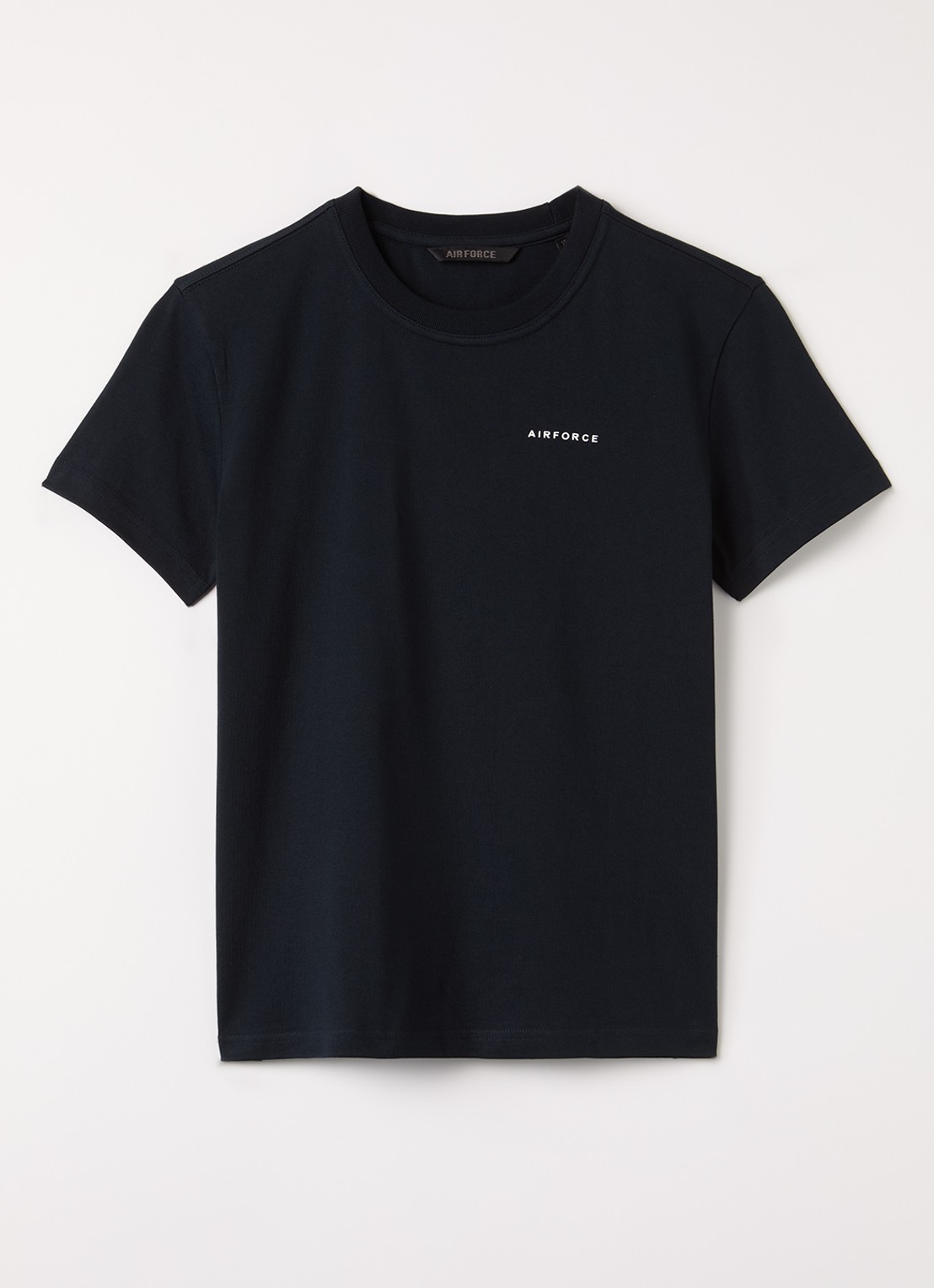 Airforce T-shirt met logo - voorkant donkerblauw