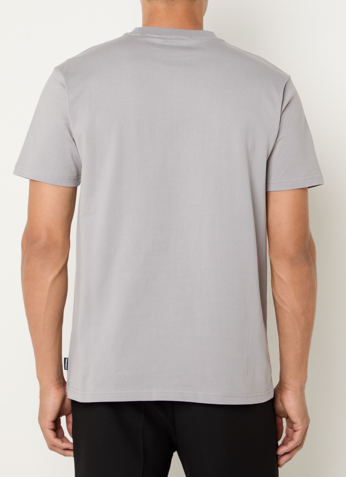 Airforce T-shirt van  katoen met logo - achterkant 3 donkergrijs