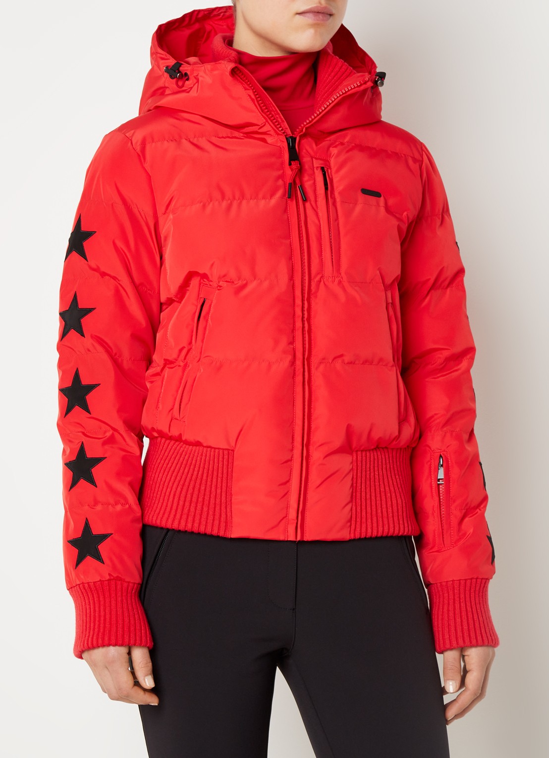 Airforce Taos ski-jas met ritszakken en capuchon - detail 3 rood