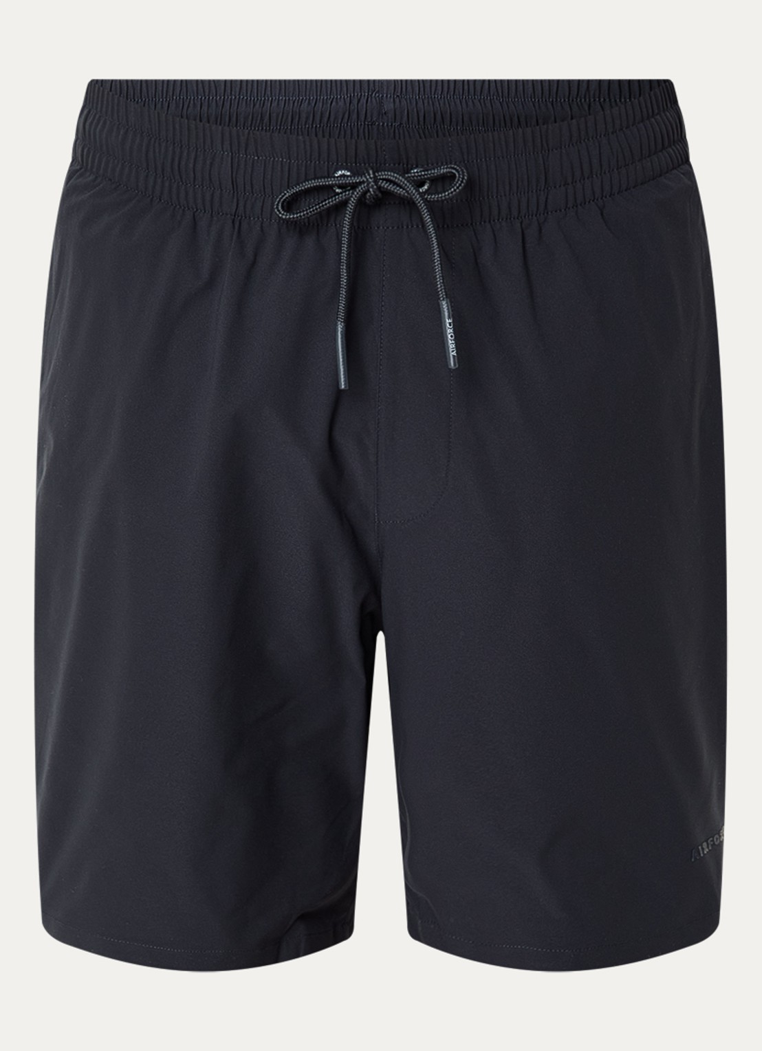 Airforce Zwemshorts met logo en steekzakken - voorkant donkerblauw