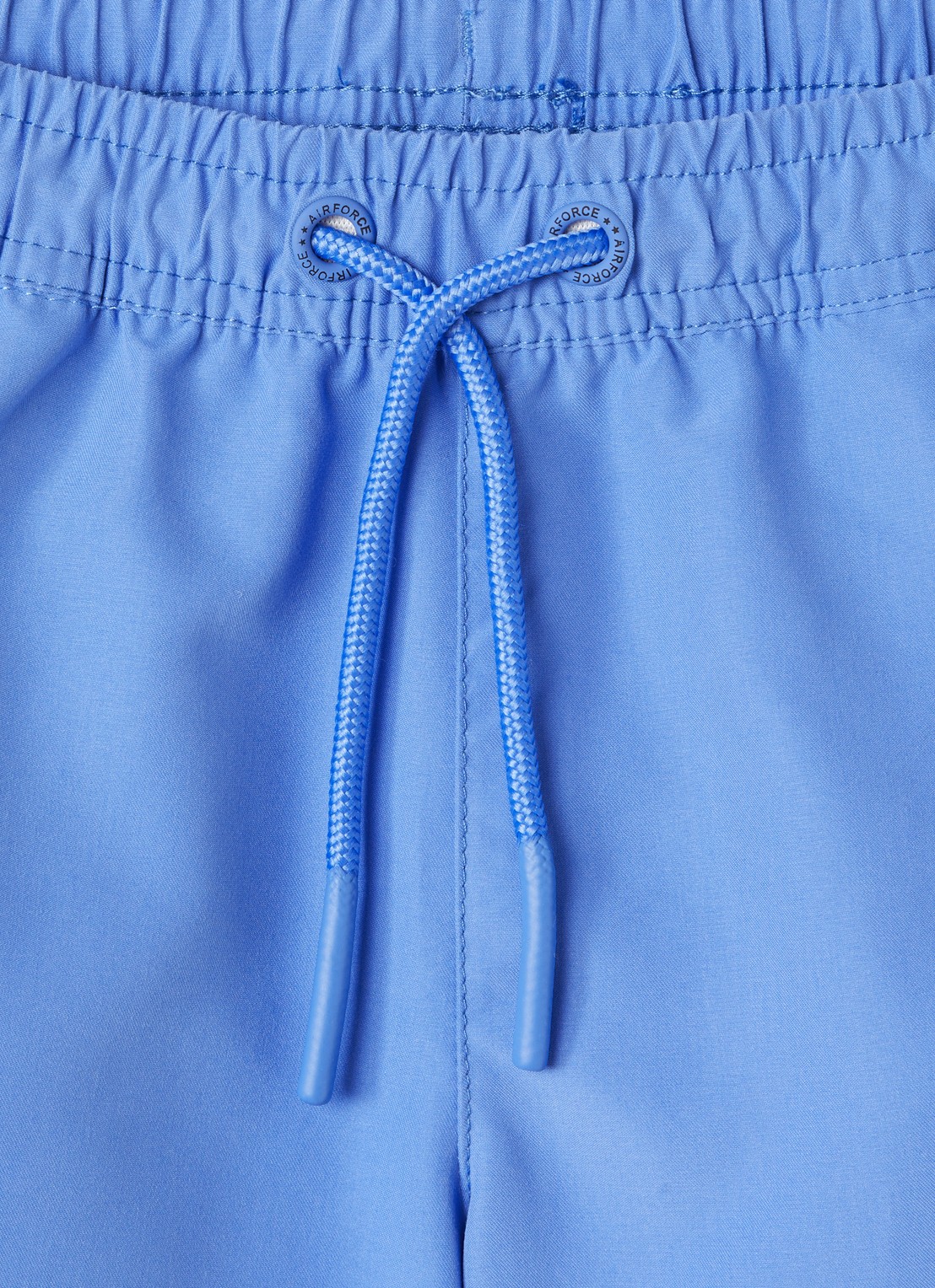 Airforce Zwemshorts met logo - detail 3 lichtblauw
