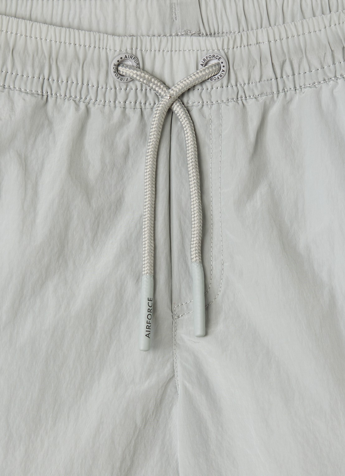Airforce Zwemshorts met logo - detail 3 lichtgrijs