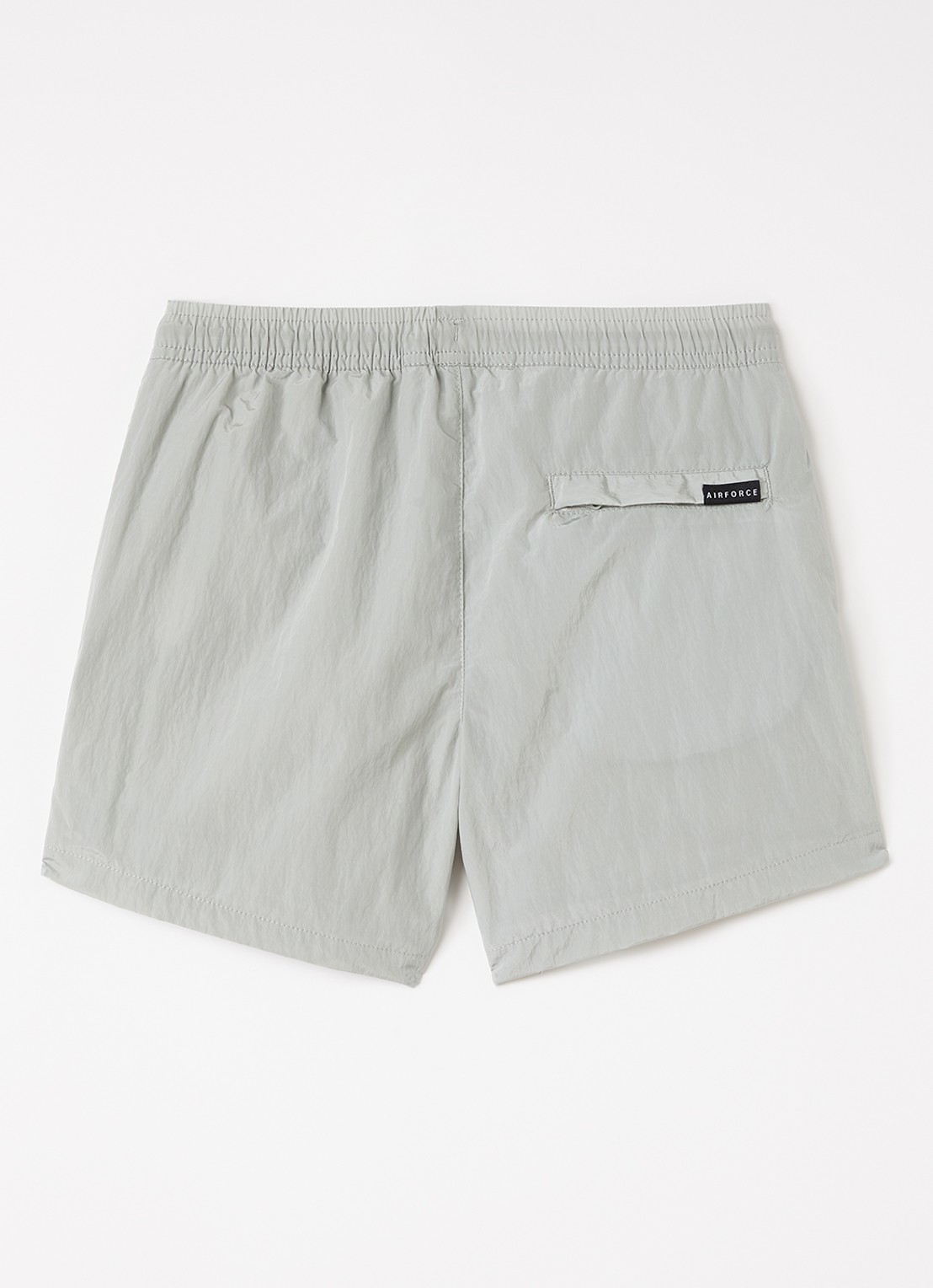 Airforce Zwemshorts met logo - voorkant 2 lichtgrijs