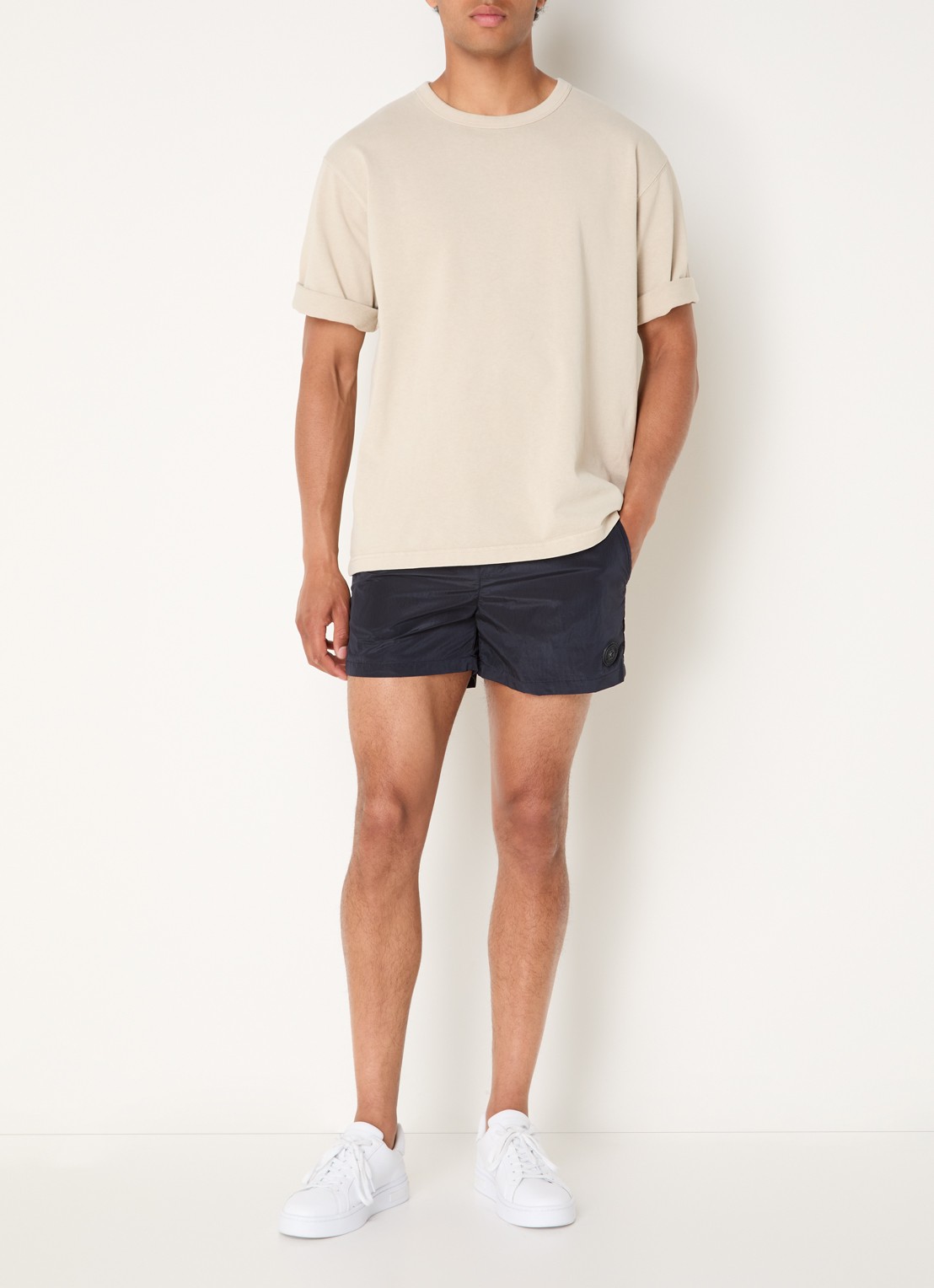 Airforce Zwemshorts met logo - voorkant 3 donkerblauw