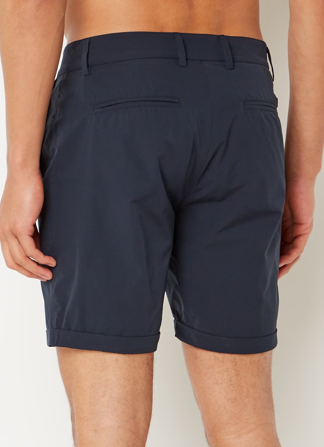 Airforce Zwemshorts met steekzakken - achterkant 4 indigo