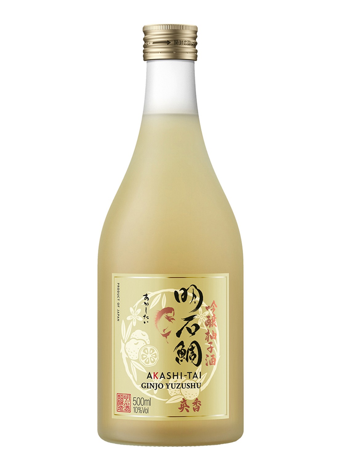 Akashi Tai Ginjo Yuzushu sake 500 ml - voorkant undefined
